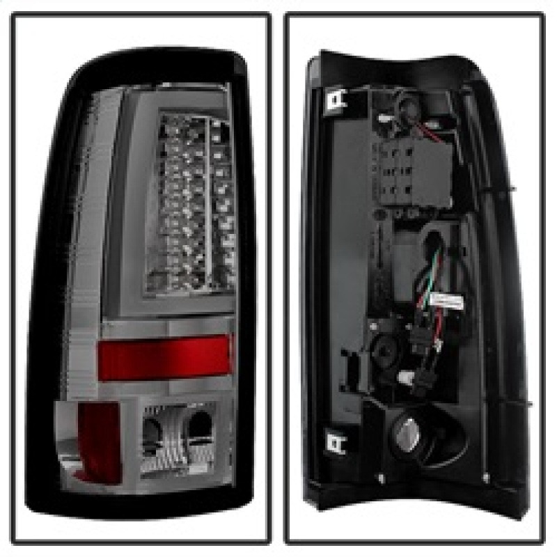 Spyder Version 2 LED Tail Lights - Smoke for Chevy Silverado 1500/2500 99-02