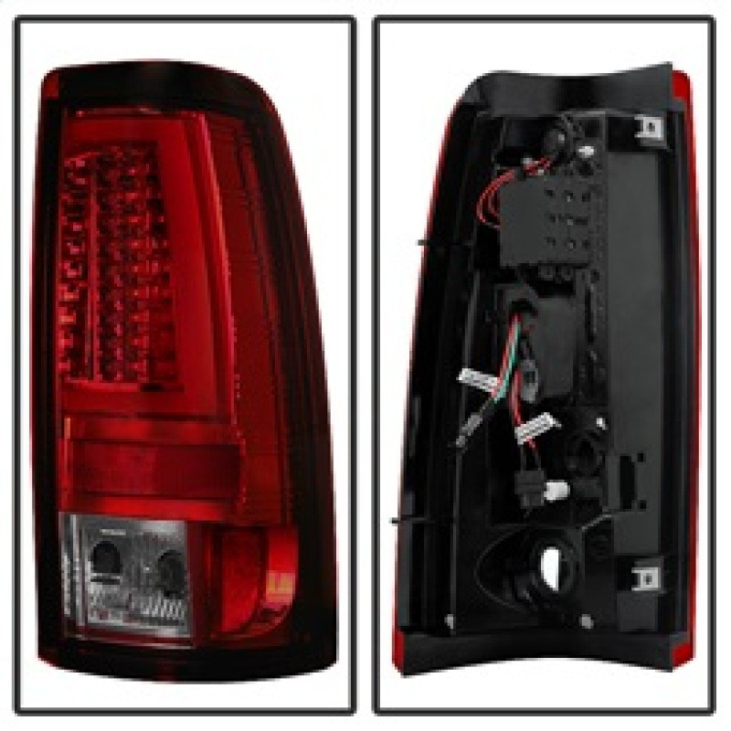 Spyder Version 2 LED Tail Lights - Red Smoke for 03-06 Chevy Silverado 1500/2500