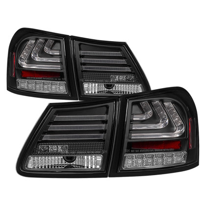 Spyder LED Tail Lights Black for 07-11 Lexus GS 350