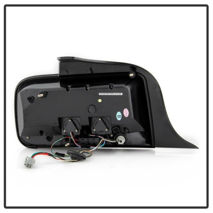 Spyder LED Tail Lights - Black for 05-09 Ford Mustang (Red Light Bar)