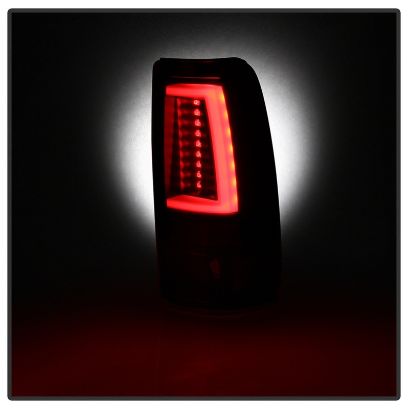 Spyder LED Tail Lights - All Black for 03-06 Chevy Silverado