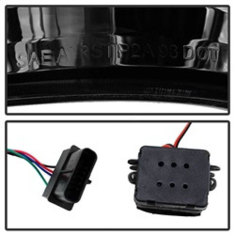 Xtune LED Tail Lights w/ 3rd LED Brake Light Smoked for 99-00 Yukon Denali