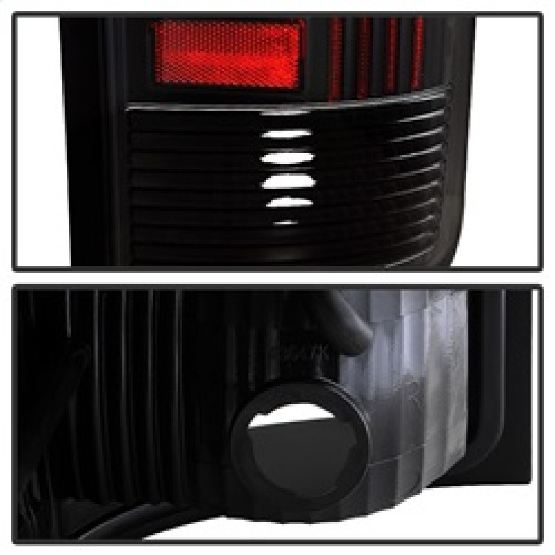 Spyder Xtune LED Tail Lights Black for 07-13 GMC Sierra