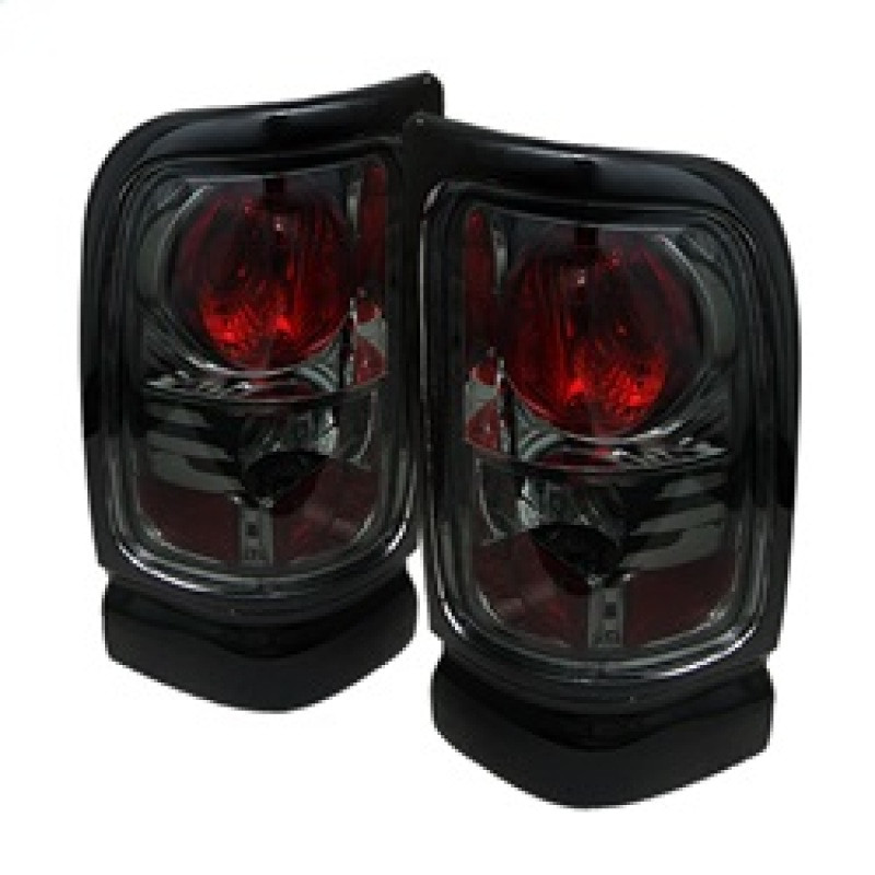 Spyder Euro Style Tail Lights Smoke for 94-01 Dodge Ram 1500 / 94-02 Ram 2500