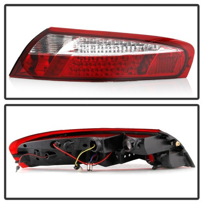 Xtune LED Tail Lights Red Clear for 99-04 Porsche 911 996