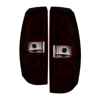 Xtune Tail Lights Red Smoked for 07-13 Chevy Avalanche