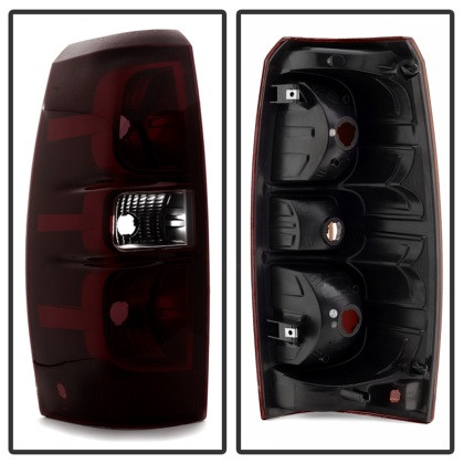 Xtune Tail Lights Red Smoked for 07-13 Chevy Avalanche
