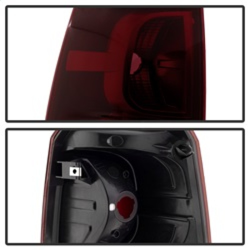 Xtune Tail Lights Red Smoked for 07-13 Chevy Avalanche