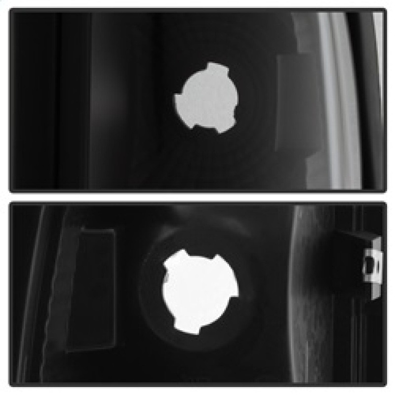 Xtune Euro Style Tail Lights Black for 94-01 Dodge Ram 1500/2500/3500