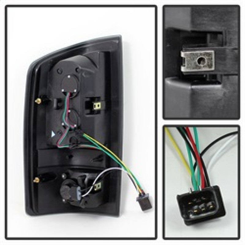 Xtune LED Tail Light Black Smoke for 02-06 Ram 1500 / 03-06 Ram 2500/3500