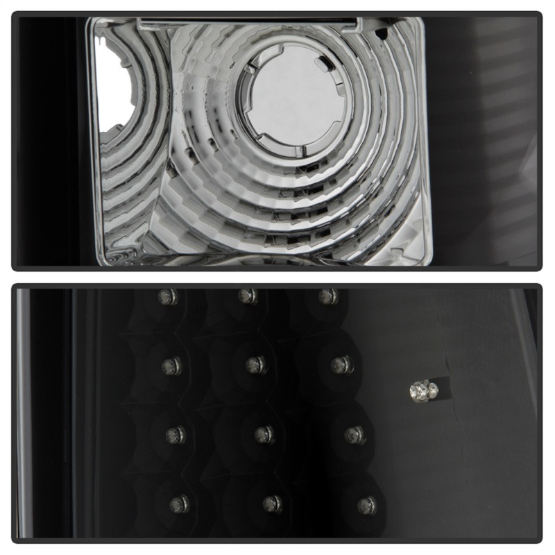 Spyder Xtune LED Tail Lights Black for 99-02 Silverado 1500/2500/3500