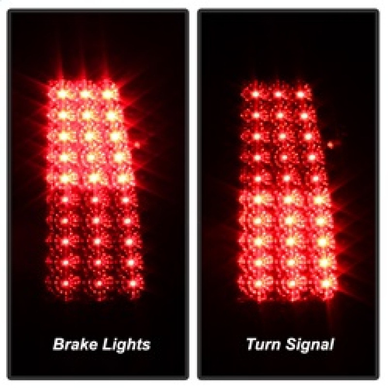 Xtune LED Tail Lights Red Clear for 03-06 Silverado 1500/2500/3500