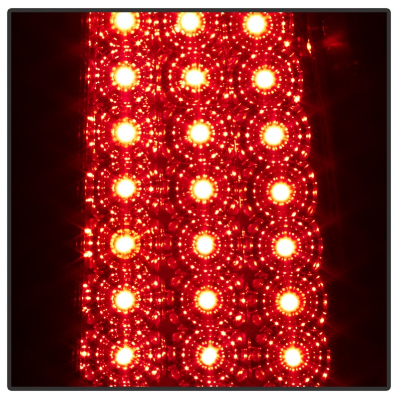 Spyder Xtune LED Tail Lights Red Smoke for 99-02 Silverado 1500/2500/3500