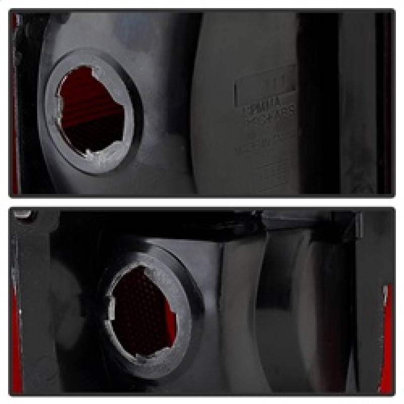 Spyder Xtune Tail Lights Red Smoked for 92-96 Bronco / F150 F250 F350 F450