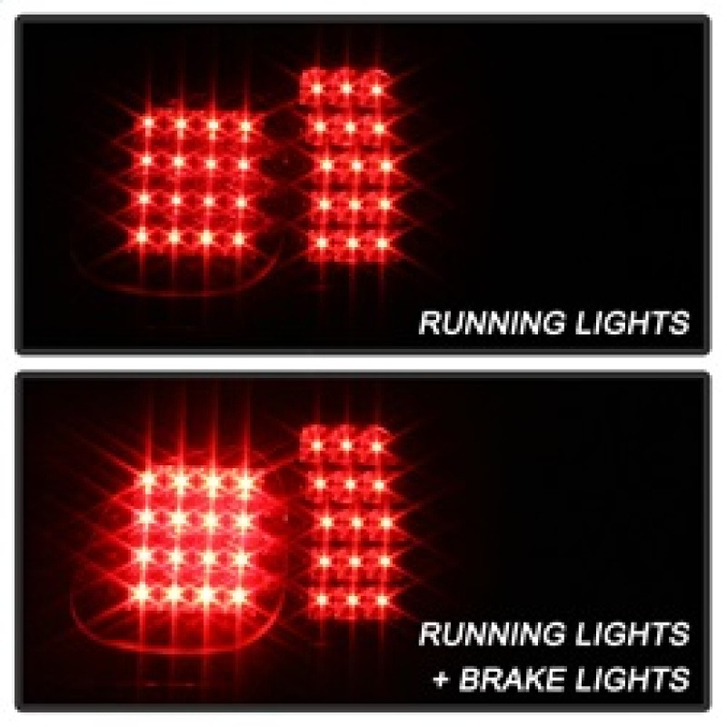 Spyder 4pc LED Tail Lights - Black for 98-05 Lexus GS300 /GS400