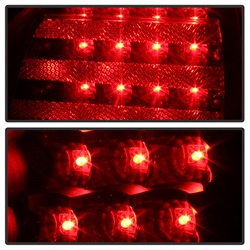 Spyder 4pc LED Tail Lights - Black for 98-05 Lexus GS300 /GS400