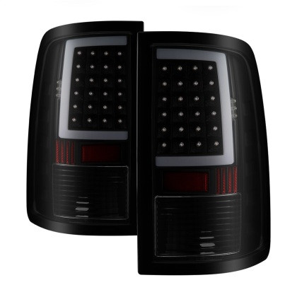 xTune LED Tail Lights - Black Smoke for 13-18 Dodge Ram 1500 (LED Model Only)