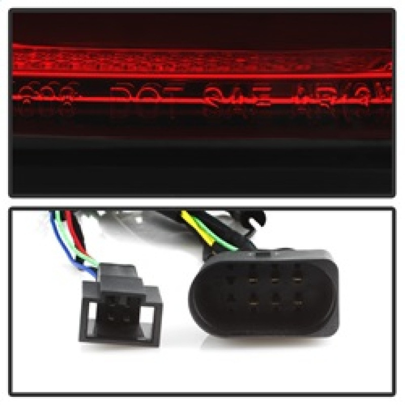 Spyder LED Tail Lights - Red Clear for 09-12 Audi A6