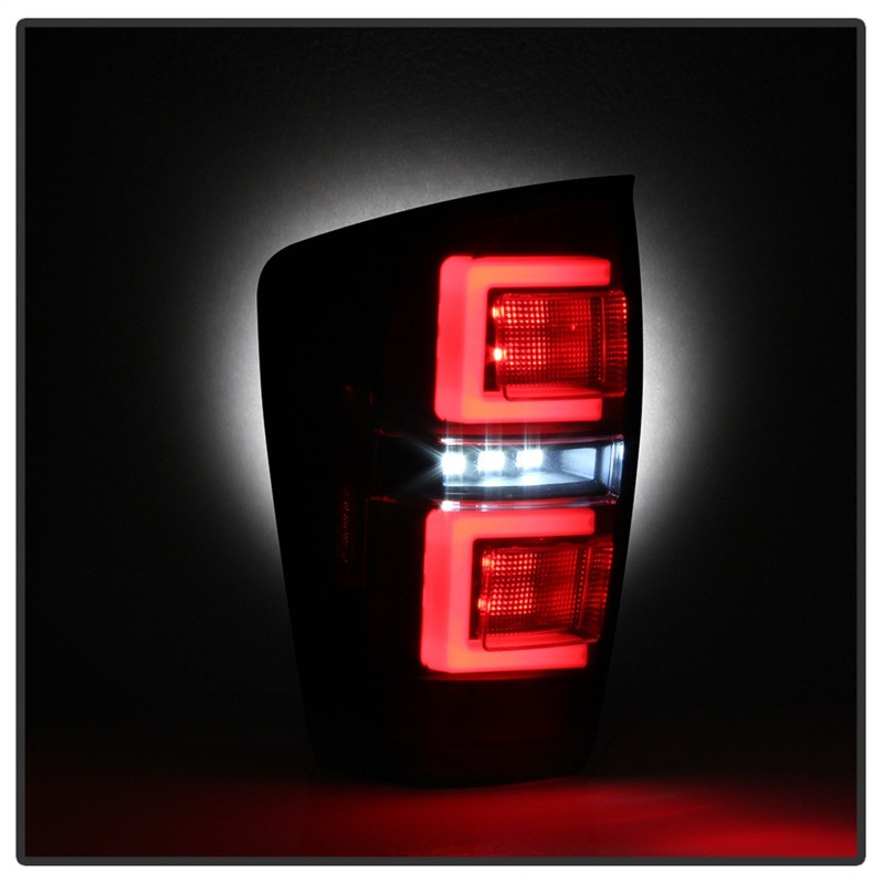 Spyder LED Tail Lights - Black for 16-17 Toyota Tacoma