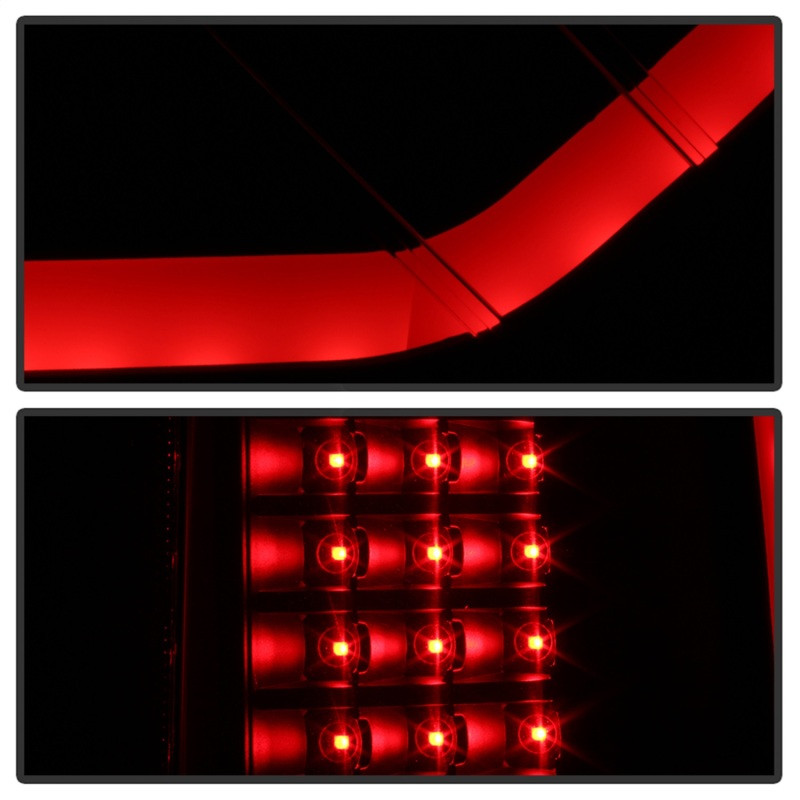 xTune Light Bar LED Tail Lights - Black Smoke for 09-14 Ford F-150