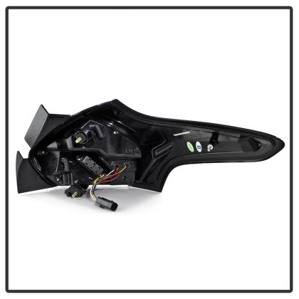 Spyder LED Tail Lights w/Indicator/Reverse - Black  for 15-17 Focus Hatchback