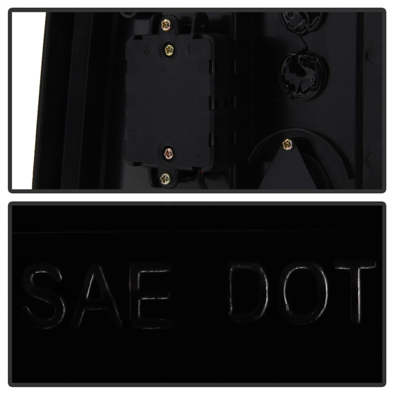 Spyder LED Tail Lights - Black for 15-17 GMC Yukon