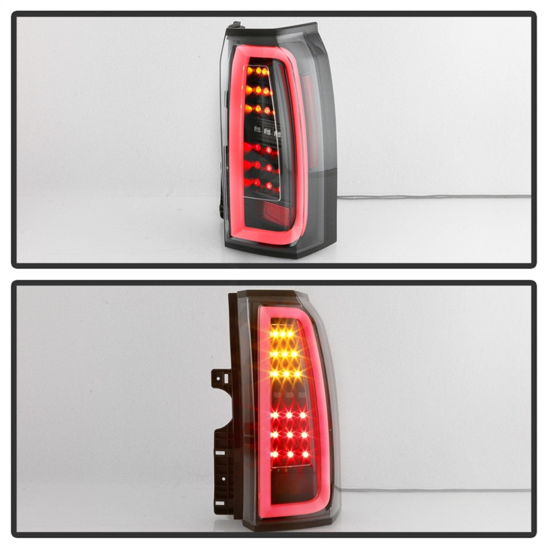 Spyder LED Tail Lights - Black for 15-17 GMC Yukon