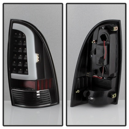 xTune Tail Lights - Light Bar LED - Black for 05-15 Toyota Tacoma