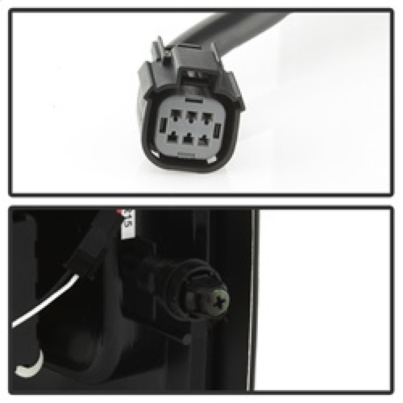 Spyder Light Bar LED Tail Lights - Red Clear for 2015-2017 Chevy Colorado