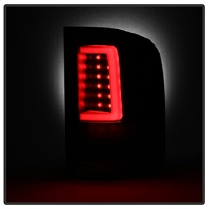 Spyder V3 LED Tail Lghts Black for 07-13 Silverado