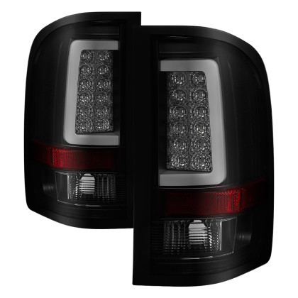 Spyder V3 Tail Lights Black Smoke for 07-13 Silverado