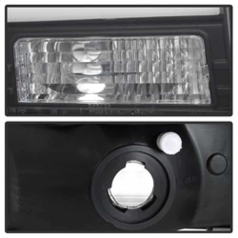 Spyder Projector Headlights - Light Bar - Black for 99-04 Ford F250 Super Duty