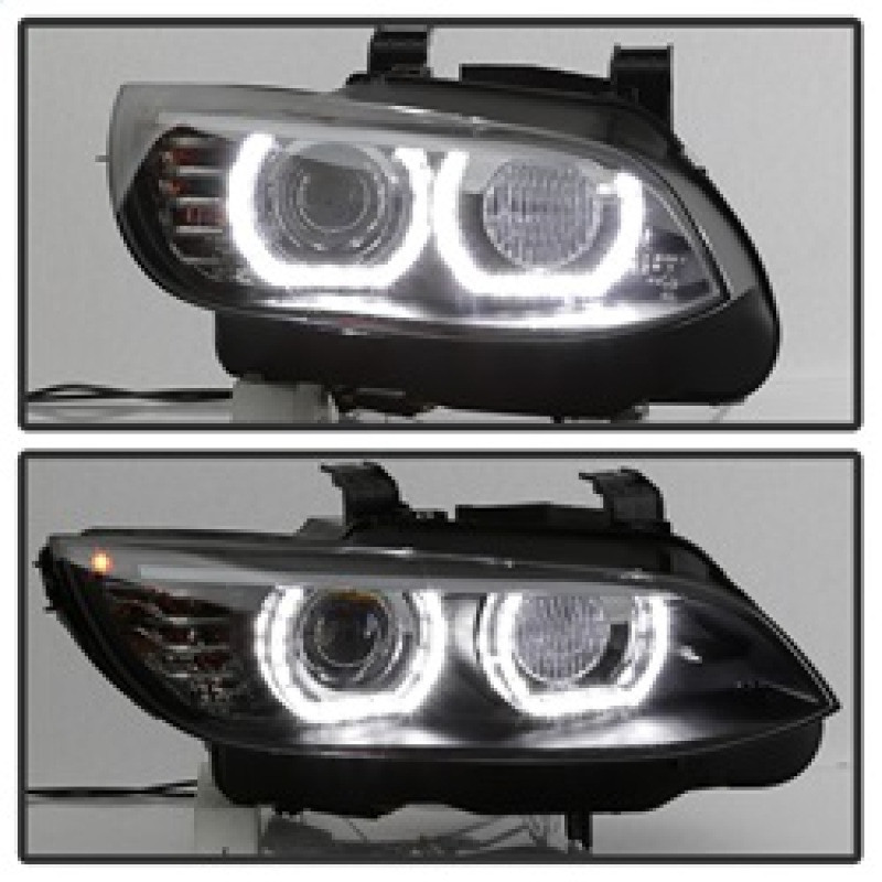 Spyder Projector Headlights - LED DRL - Black for 08-10 BMW F92 3 Series
