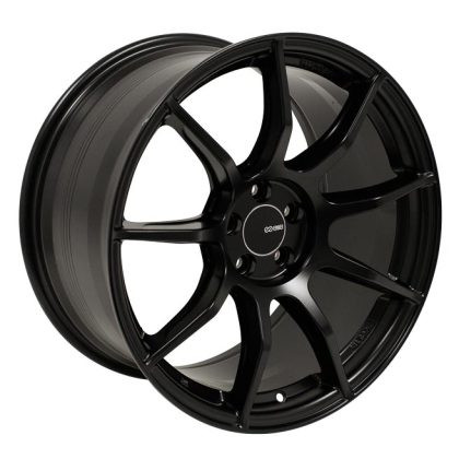 Enkei TS9 18x8 5x112 45mm offset 72.6mm Bore Black Wheel