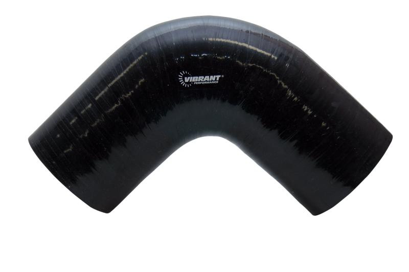 Vibrant 4 Ply Reinforced Silicone Elbow Connector - 3.25in I.D. - 90 deg. Elbow