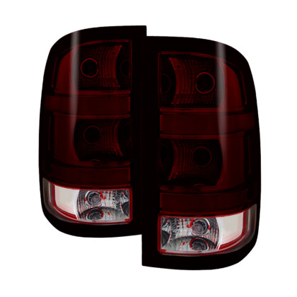 Spyder Xtune Tail Light Red Smoked  for 2007-2013 GMC Sierra