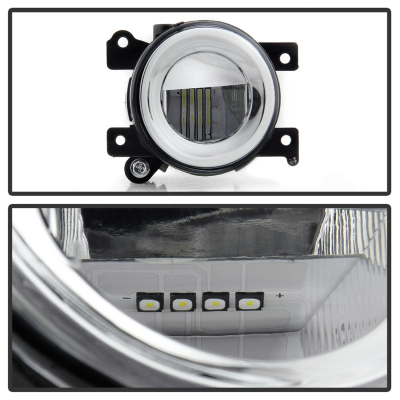 Spyder Full LED Fog Lights w/Switch Clear for 09-21 Nissan Maxima