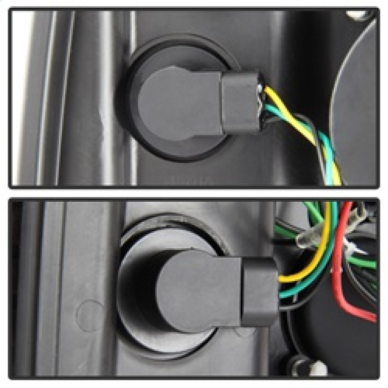 Spyder Projector Headlights Light Bar DRL Chrome for 14-16 Silverado 1500