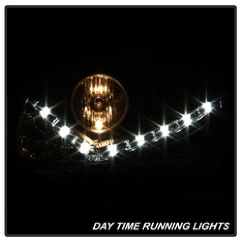 Spyder DRL Headlights Black for 06-09 VW GTI / 06-09 Jetta Xenon/HID Model Only