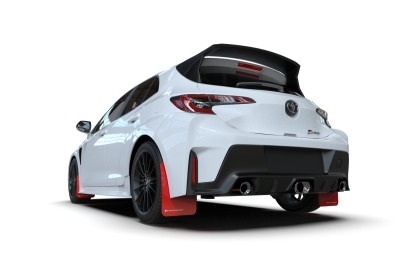Rally Armor Red UR Mud Flap w/ White Logo for 2023 Toyota GR Corolla
