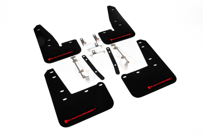 Rally Armor Black UR Mud Flap w/ Red Logo for 2023 Toyota GR Corolla