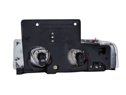 ANZO Crystal Headlights Chrome 1pc for 1995-2005 Chevrolet Astro Van
