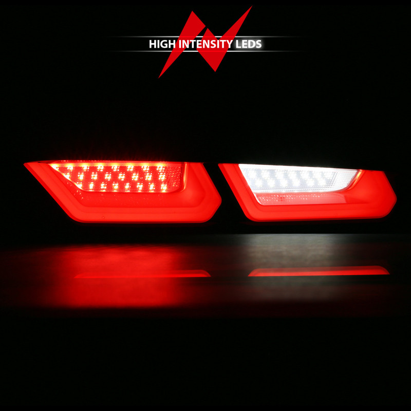 ANZO LED Taillight Red/Clear for 2016-2018 Chevrolet Camaro