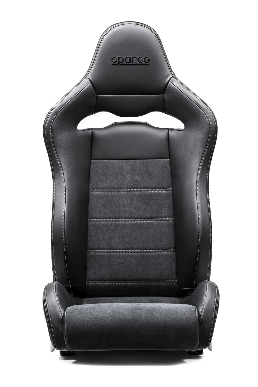 Sparco SPX Special Edition Black/Grey w/ Gloss Carbon Shell - Right Seat