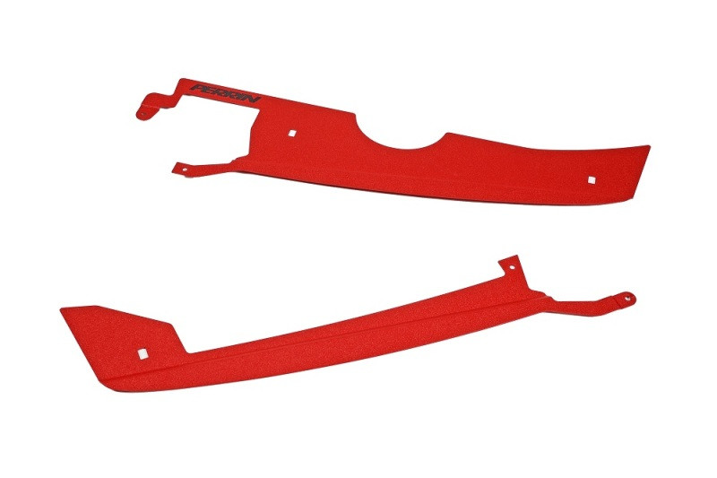 Perrin Radiator Shroud - Red Wrinkle for 22-23 Subaru WRX