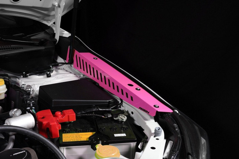 Perrin Fender Shroud Set - Hyper Pink for 22-23 Subaru WRX
