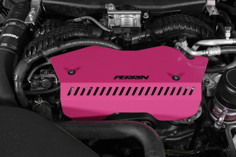 Perrin Pulley Cover - Hyper Pink for 2022+ Subaru WRX