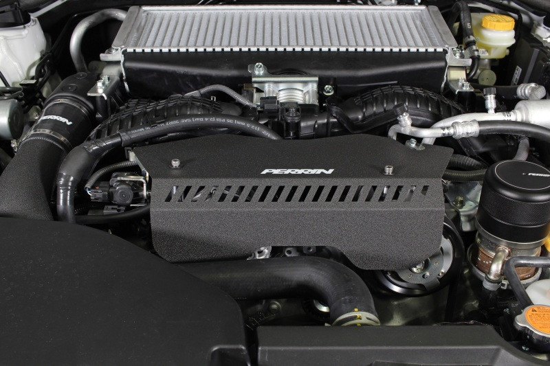 Perrin Pulley Cover - Black for 2022+ Subaru WRX