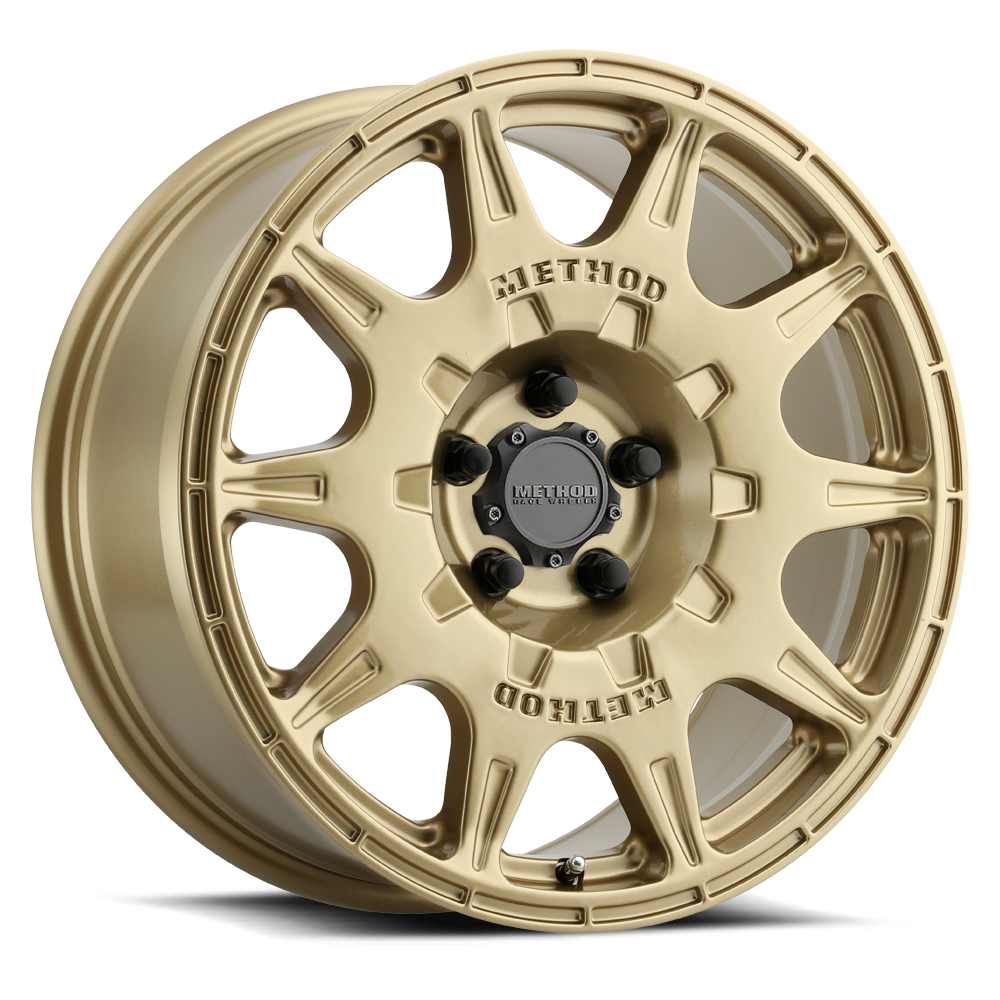 Method MR502 RALLY 17x8 +38mm Offset 5x4.5 67.1mm CB Gold Wheel