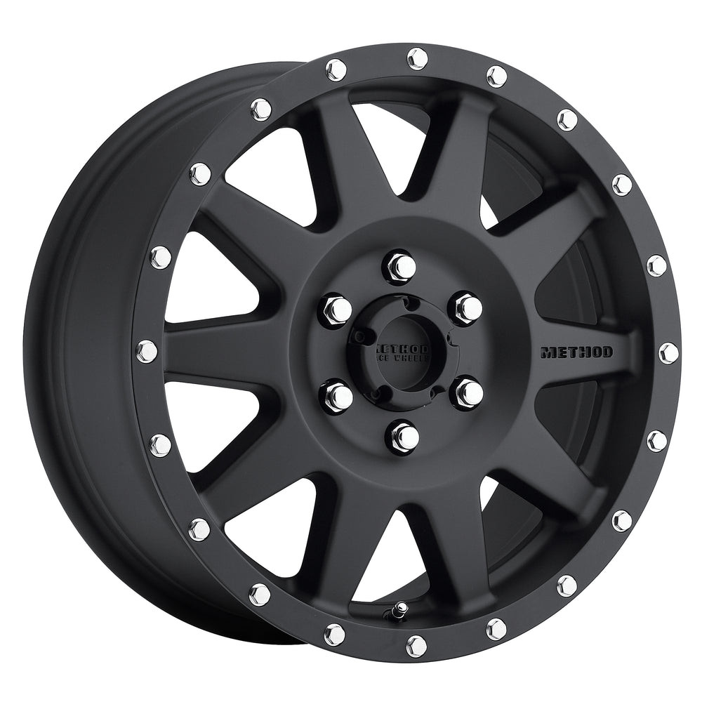 Method MR301 The Standard 16x7 -6mm Offset 6x5.5 4in BS Matte Black Wheel